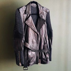 ALLSAINTS black leather jacket